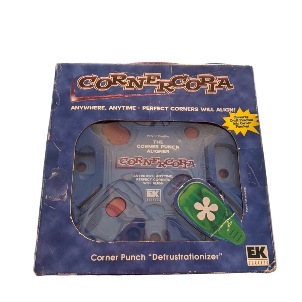 EK Success Cornercopia Corner Punch Aligner Converts Craft Punches to Corners